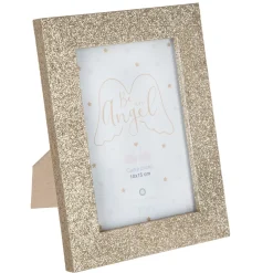 Portarretrato De Mdf Dorado 10x15Cm