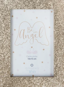 Portarretrato De Mdf Dorado 10x15Cm