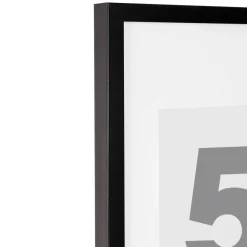 Portarretrato Eva Negro 50x70Cm