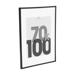 Portarretrato Eva Negro 70x100Cm