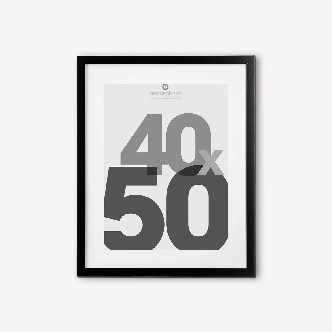 Portarretrato Eva Negro 40x50Cm