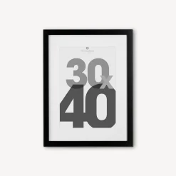 Portarretrato Eve Negro 30x40Cm