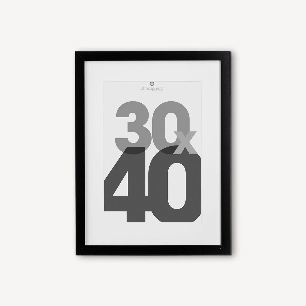 Portarretrato Eve Negro 30x40Cm