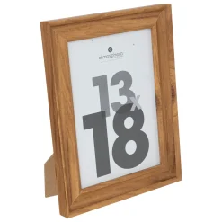 Portarretrato MAE marrón de mdf 13x18Cm