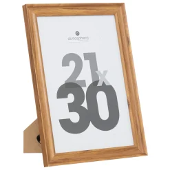 Portarretrato MAE marrón de mdf 21x30Cm