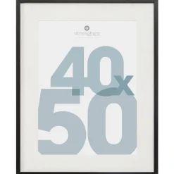 Portarretrato Manu Negro 40x50cm