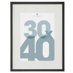 Portarretrato Manu Negro 30x40cm