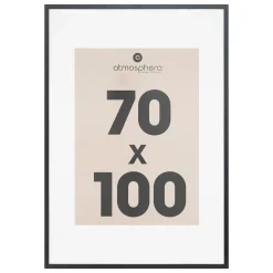 Portarretrato MANU negro 70x100cm