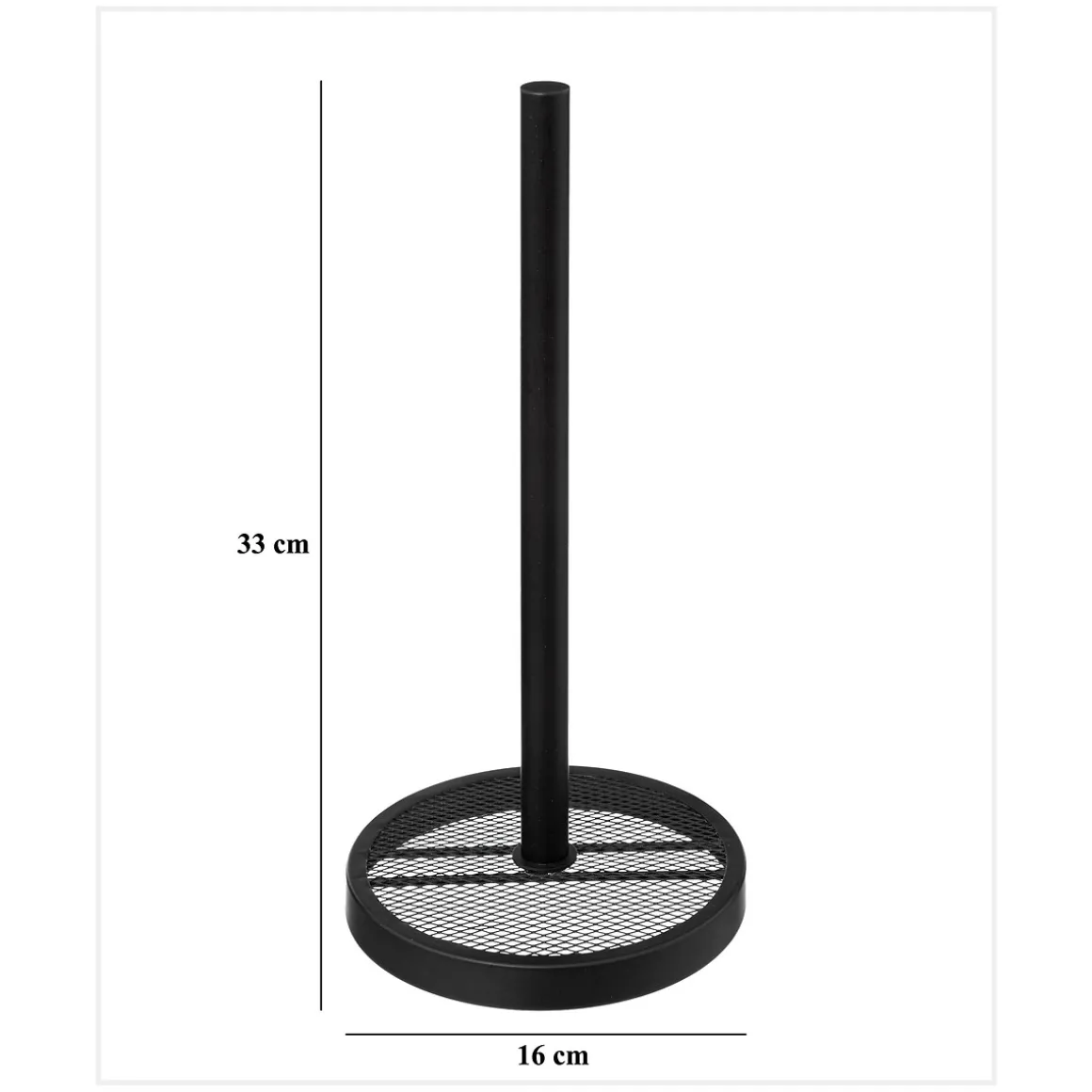 Portarrollos cocina Mayaj Negro