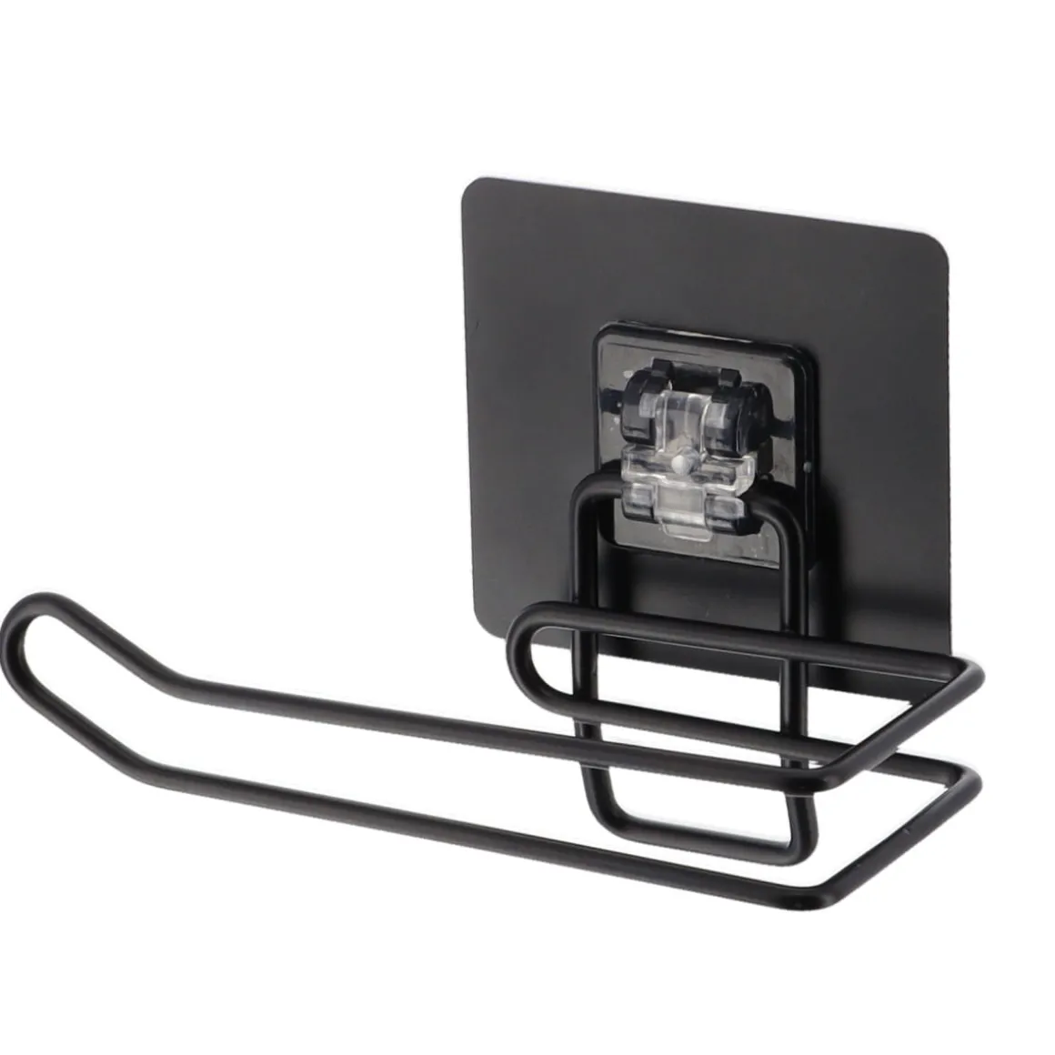 Portarrollos Papel Higiénico Metálico Con Adhesivo