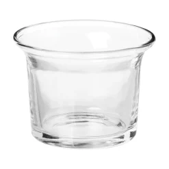 Portavelas De Vidrio Transparente 4.6Cm
