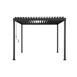 Pérgola HOKIA gris graphite 3x3m