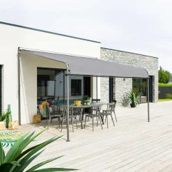 Pérgola MADERE gris ardósia