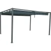 Pérgola PALMEIRA gris ardosia 3x4m