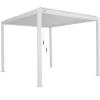 Pérgola ÉVORA blanca 3,6x3,6m
