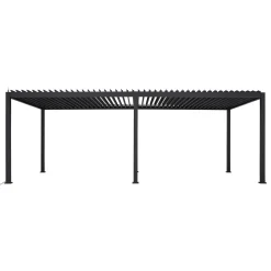 Pérgola ÉVORA gris grafito 3.6x3.6m