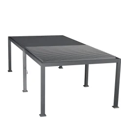 Pérgola ÉVORA gris graphite 3,6x6m