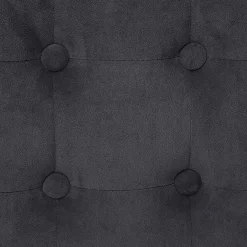 Puf Leandre Terciopelo Gris 35x35x35Cm