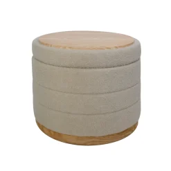 Puf/mesa BATH beige 44x56cm