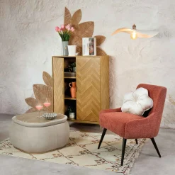 Puf/mesa de centro PHILIPE beige