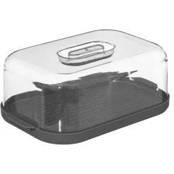 Quesera Fresheat De Plástico Gris