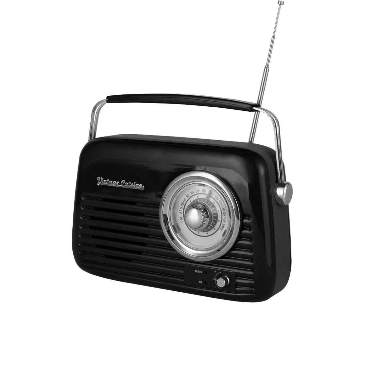 Radio Vintage Cuisine C/ Bluetooth Negro