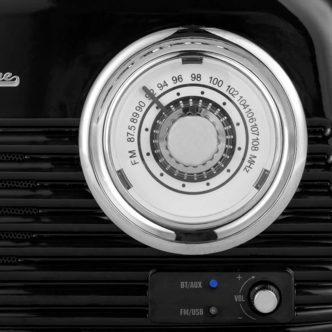 Radio Vintage Cuisine C/ Bluetooth Negro