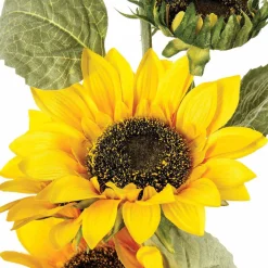 Rama Girasol Artificial C/4 Flores 80Cm