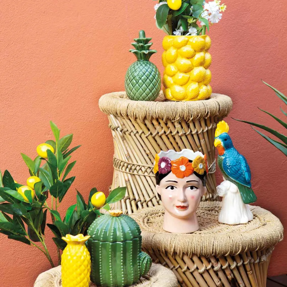 Ramo de limones GILDA 64cm