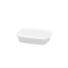 Recipiente Rectangular Blanco 0.8L