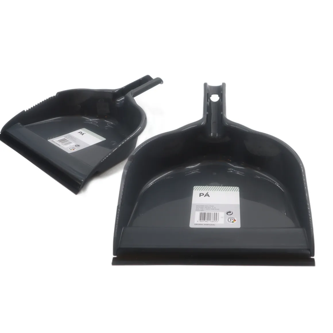 Recogedor Con Goma Gris