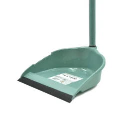 Recogedor Con Palo Y Goma Azul