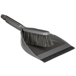 Recogedor De Mano Con Cepillo Gris