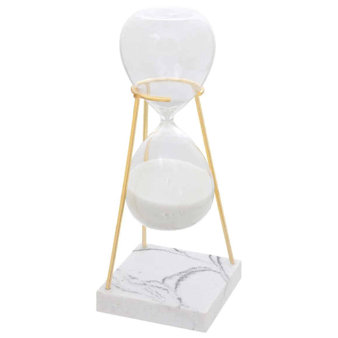 Reloj de arena de cristal decorativo OLEN 21cm