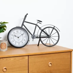 Reloj De Mesa Bicicleta De Metal 32x52Cm