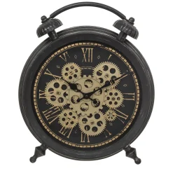 Reloj de mesa negro MECA