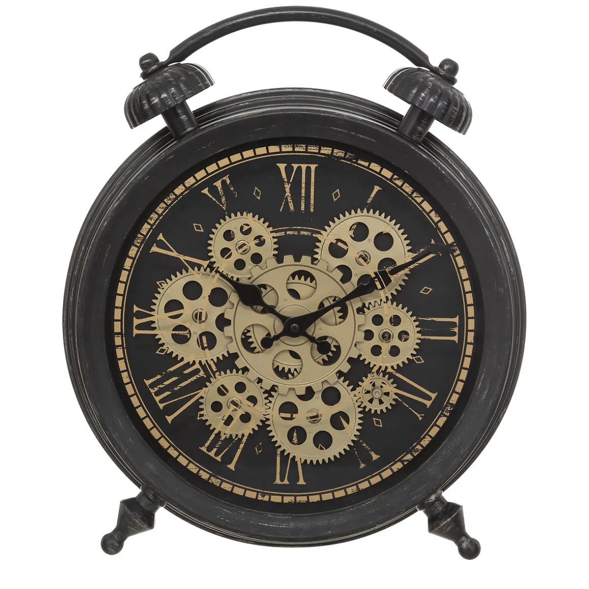 Reloj de mesa negro MECA
