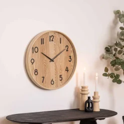 Reloj de pared beige IVANA