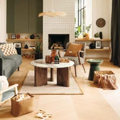 Reloj de pared de mdf y vidrio IVANA 38cm