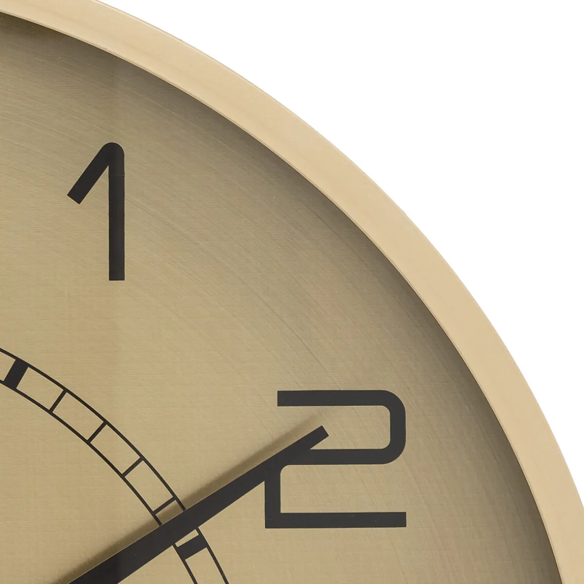 Reloj De Pared Irina Dorado De Metal 53cm