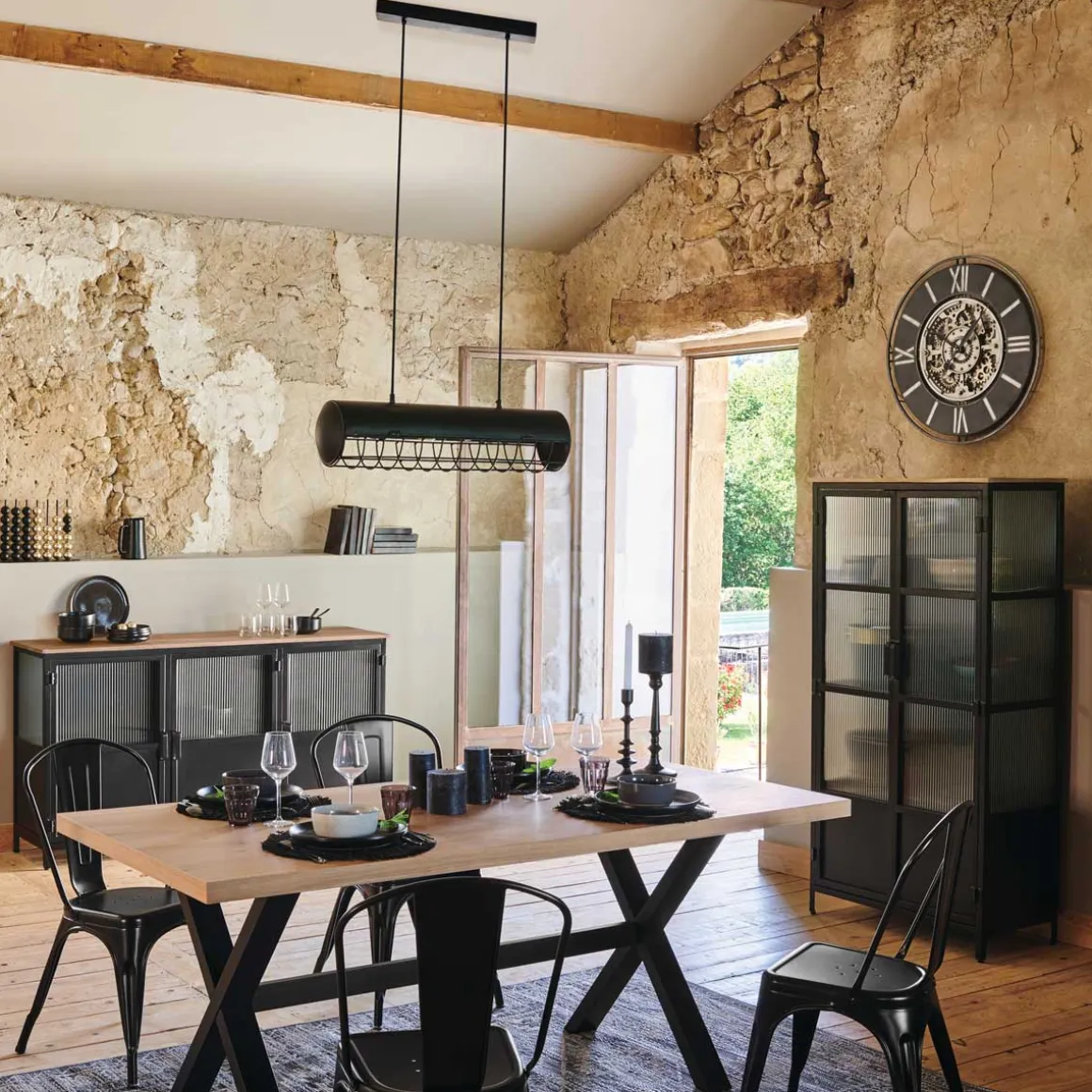 Reloj De Pared Meca Soul De Metal 70Cm