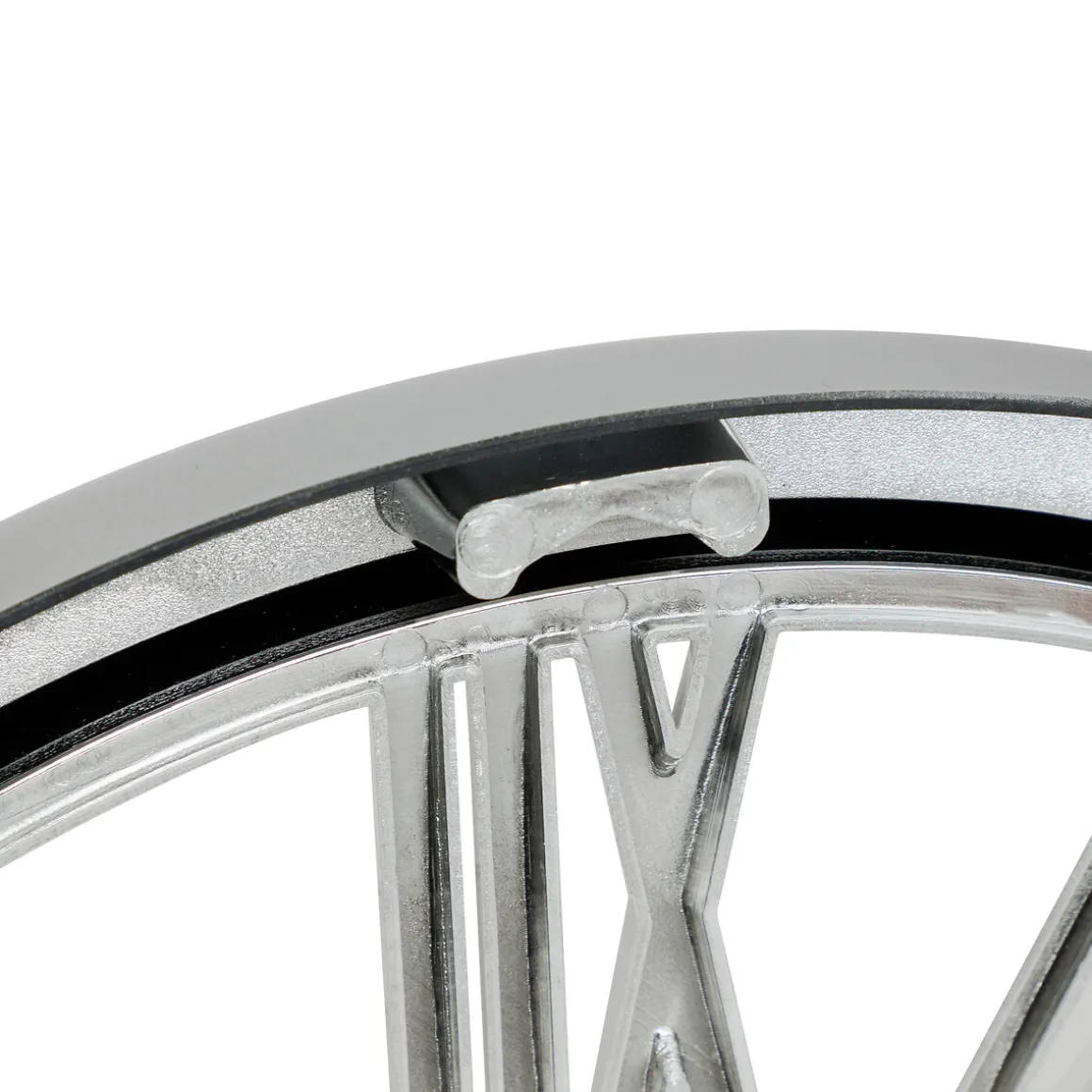 Reloj de pared RICKY plateado