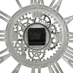 Reloj de pared RICKY plateado