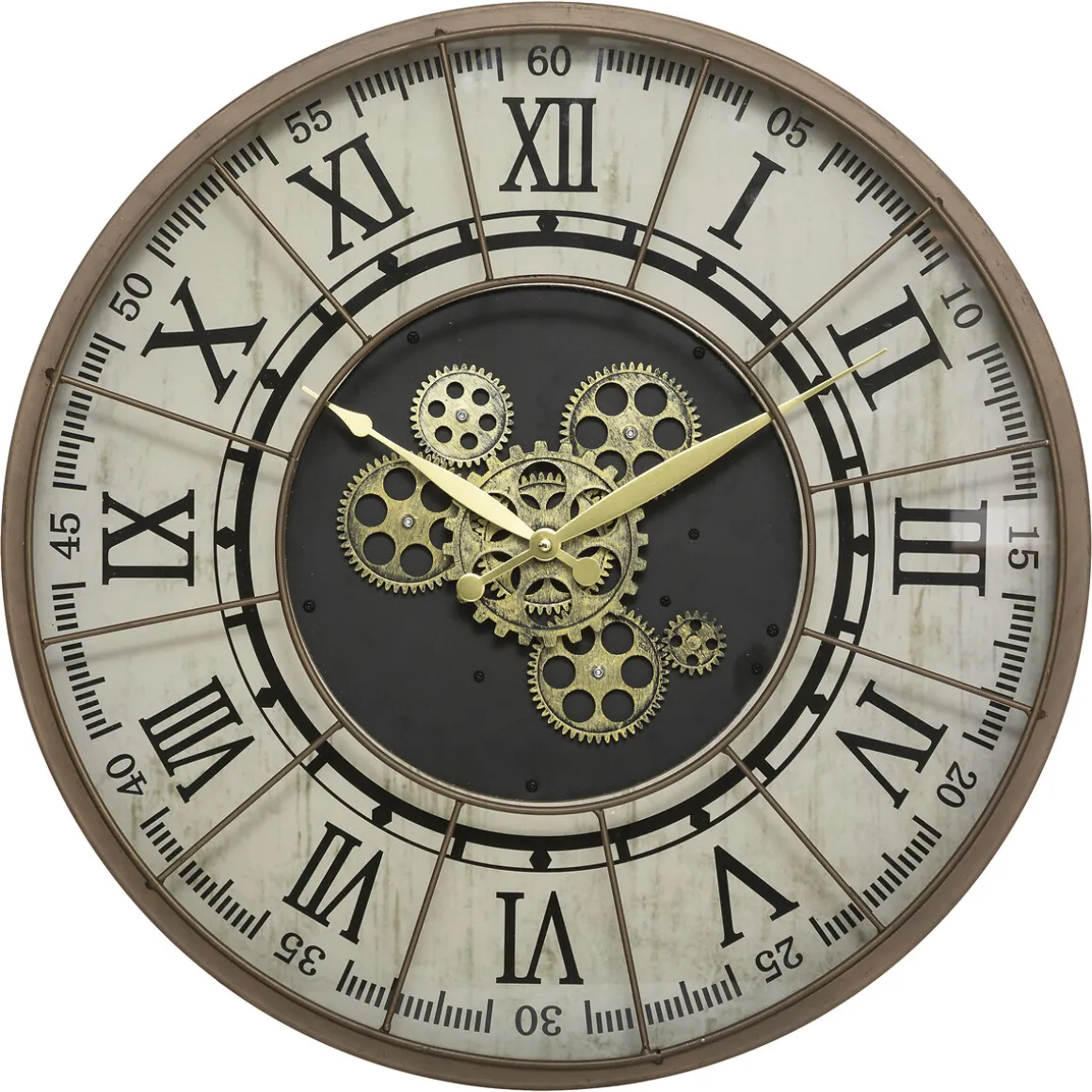 Reloj De Pared Stella De Metal 57Cm