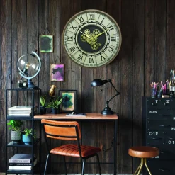 Reloj De Pared Stella De Metal 57Cm