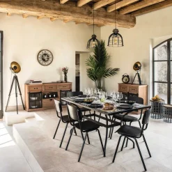 Reloj De Pared Stella De Metal 57Cm