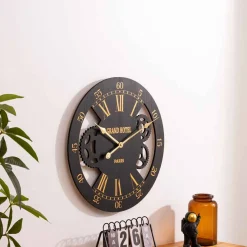 Reloj mecánico CAMILLO negro 54cm