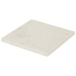 Salvamantel blanco de mármol 19x19cm