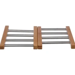 Salvamantel Extensible Bambú+Acero Inox.