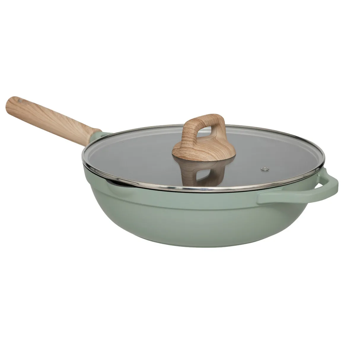 Sartén con tapa HORIZONTE de aluminio 28cm